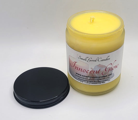 Innocent Glow 8oz Jar Scented Soy Wax Candle