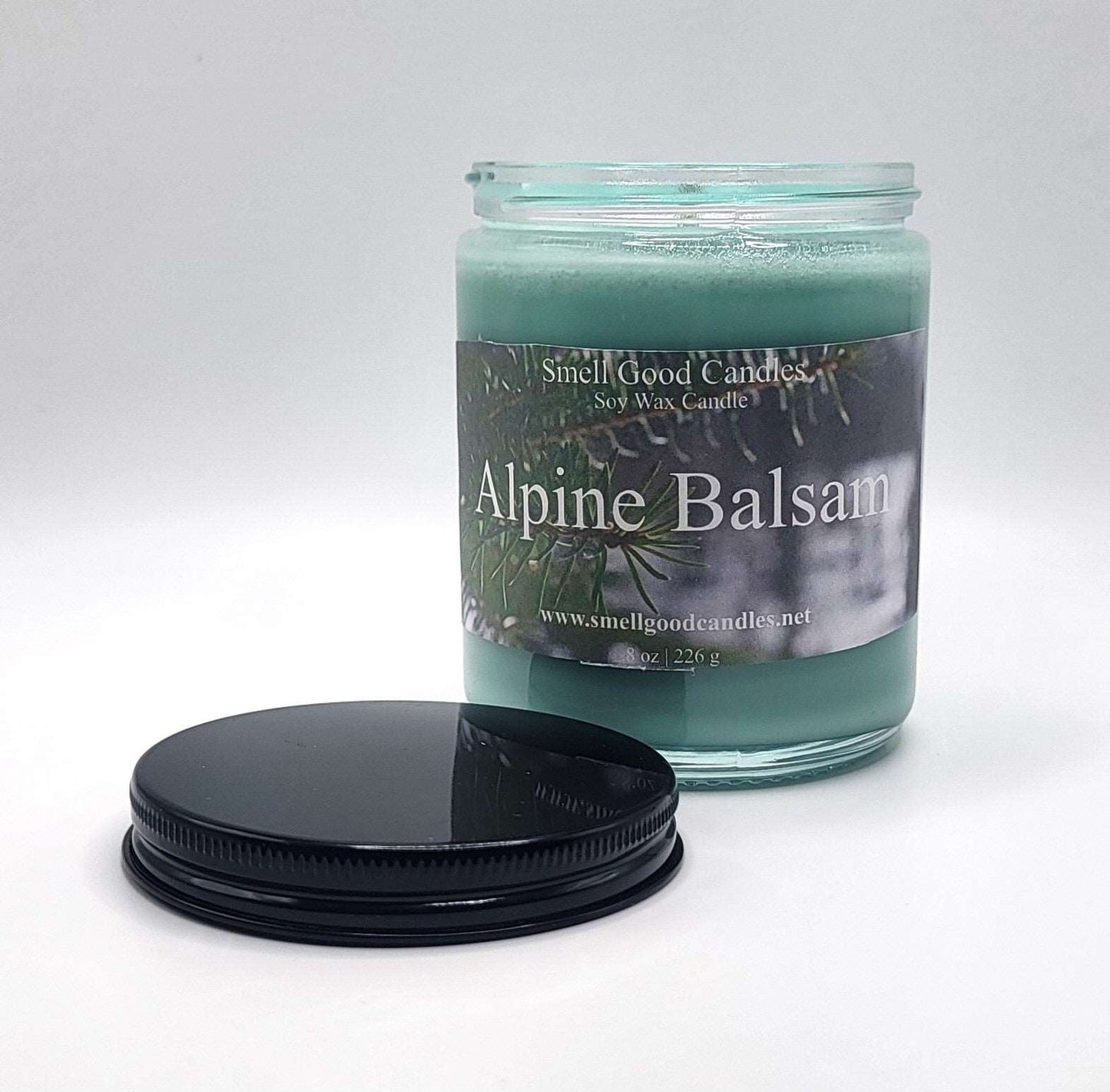 Alpine Balsam 8oz Jar Scented Soy Wax Candle