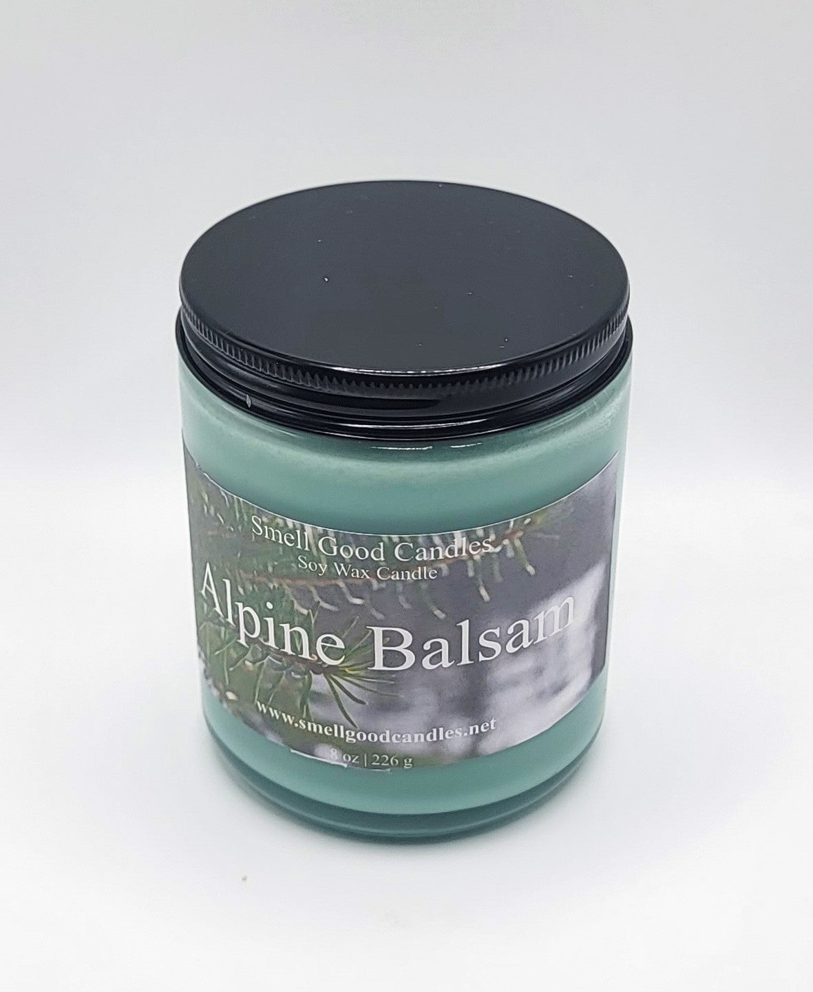 Alpine Balsam 8oz Jar Scented Soy Wax Candle