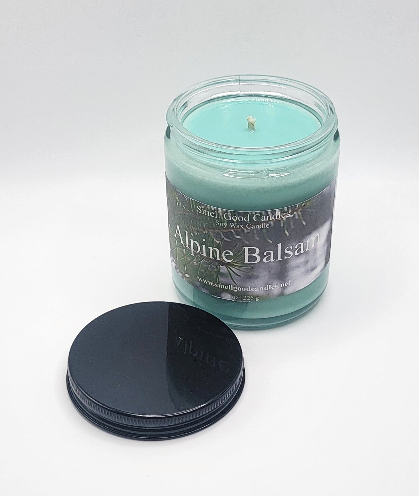 Alpine Balsam 8oz Jar Scented Soy Wax Candle