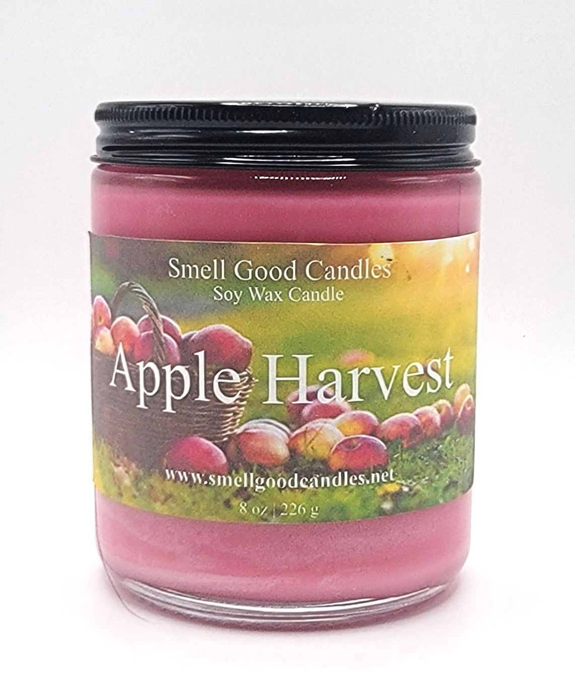 Apple Harvest 8oz Jar Scented Soy Wax Candle