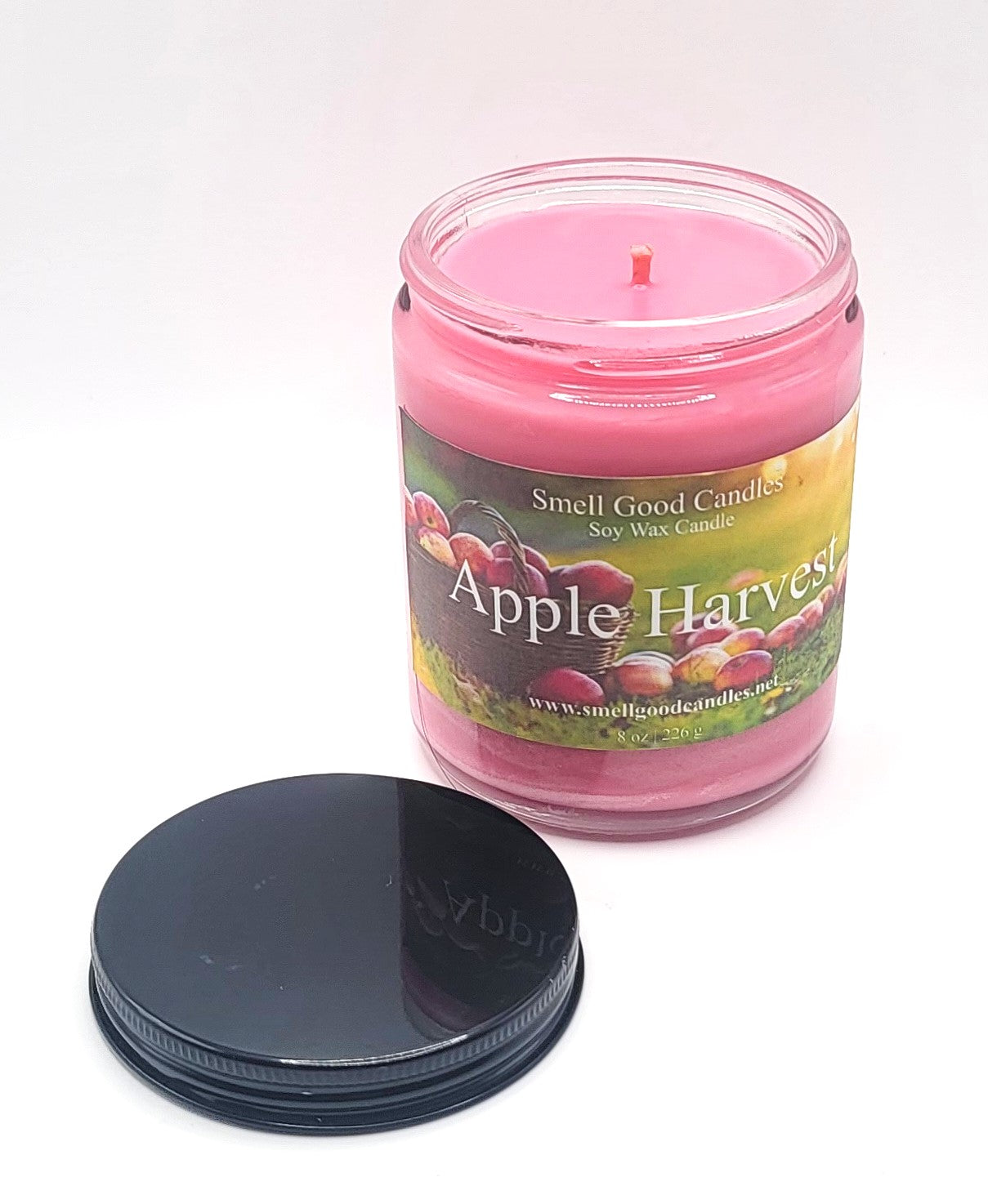 Apple Harvest 8oz Jar Scented Soy Wax Candle