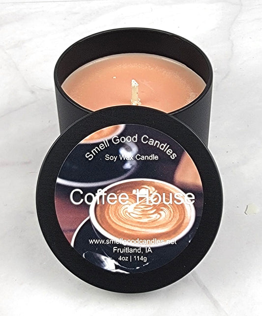 Coffee House 4oz Scented Soy Wax Candle