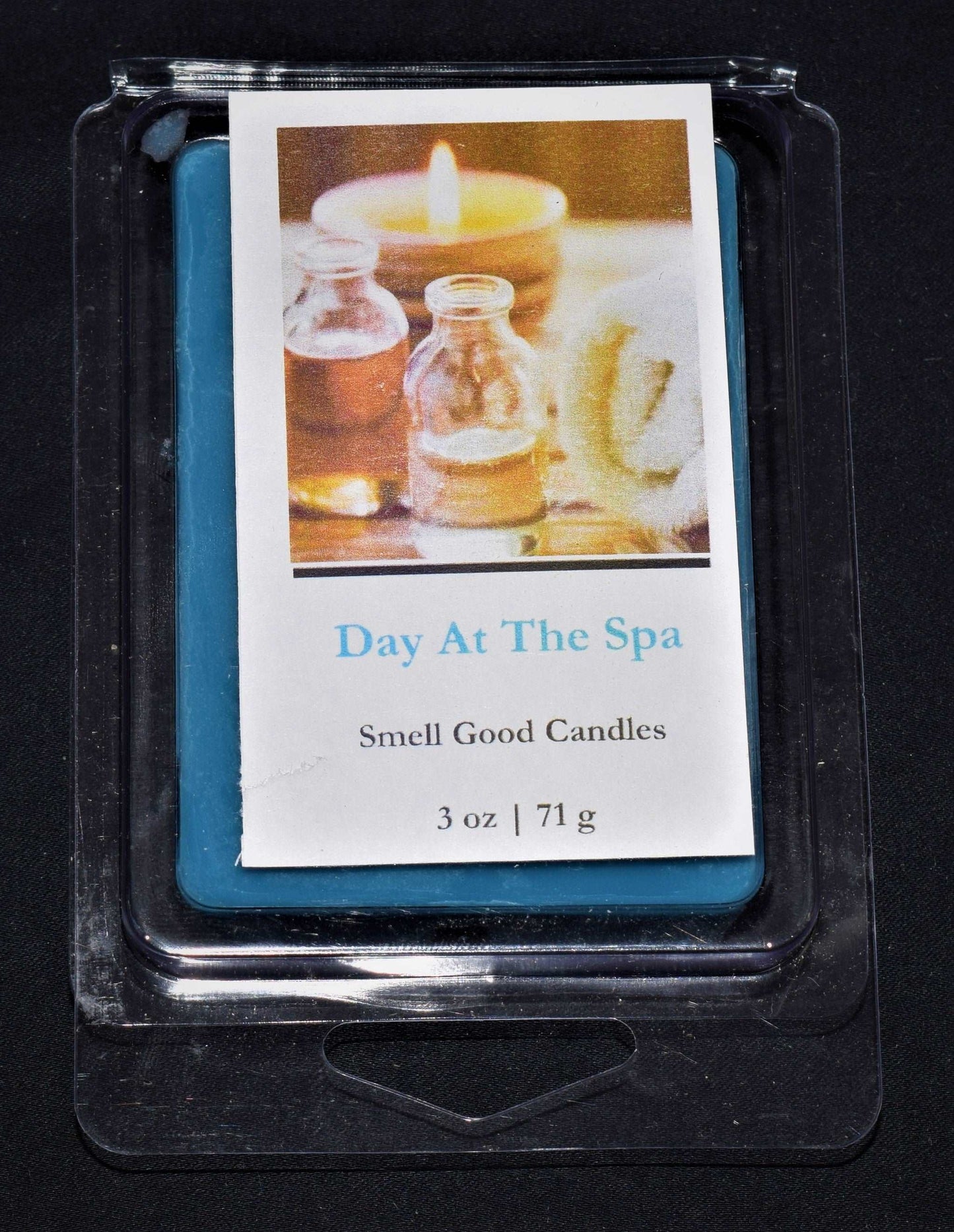 Day at the Spa is a calming and balanced fragrance that combines notes of lemongrass and black currant with hints of patchouli and sugarcane. It's a great year-round fragrance that fits well in an aromatherapy line.