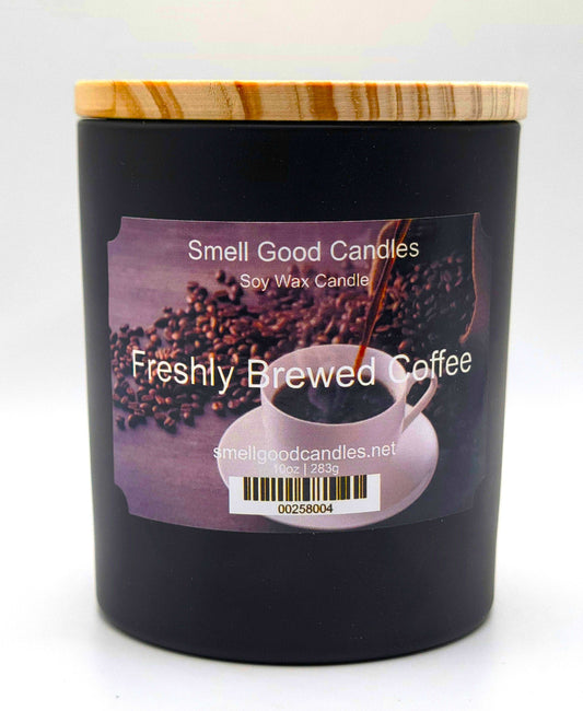 Freshly Brewed Coffee 10oz Scented Soy Wax Candle