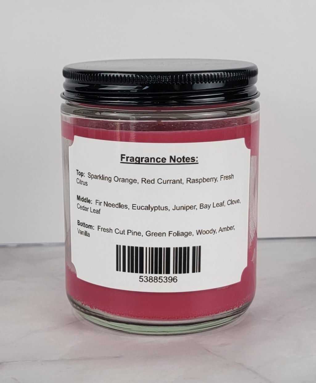 Holiday 8oz Jar Scented Soy Wax Candle