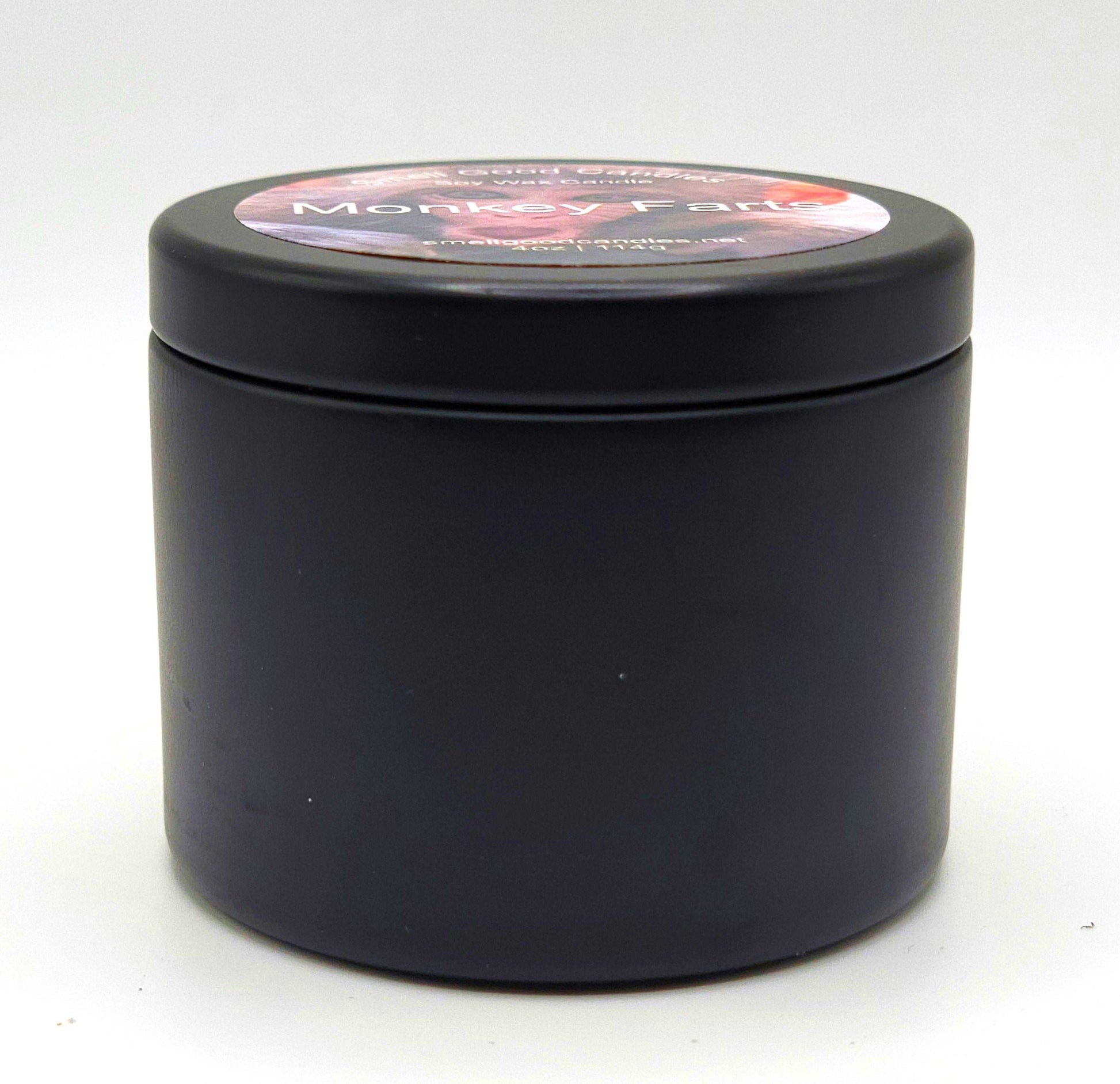 Monkey Farts 8oz Tin Scented Soy Wax Candle