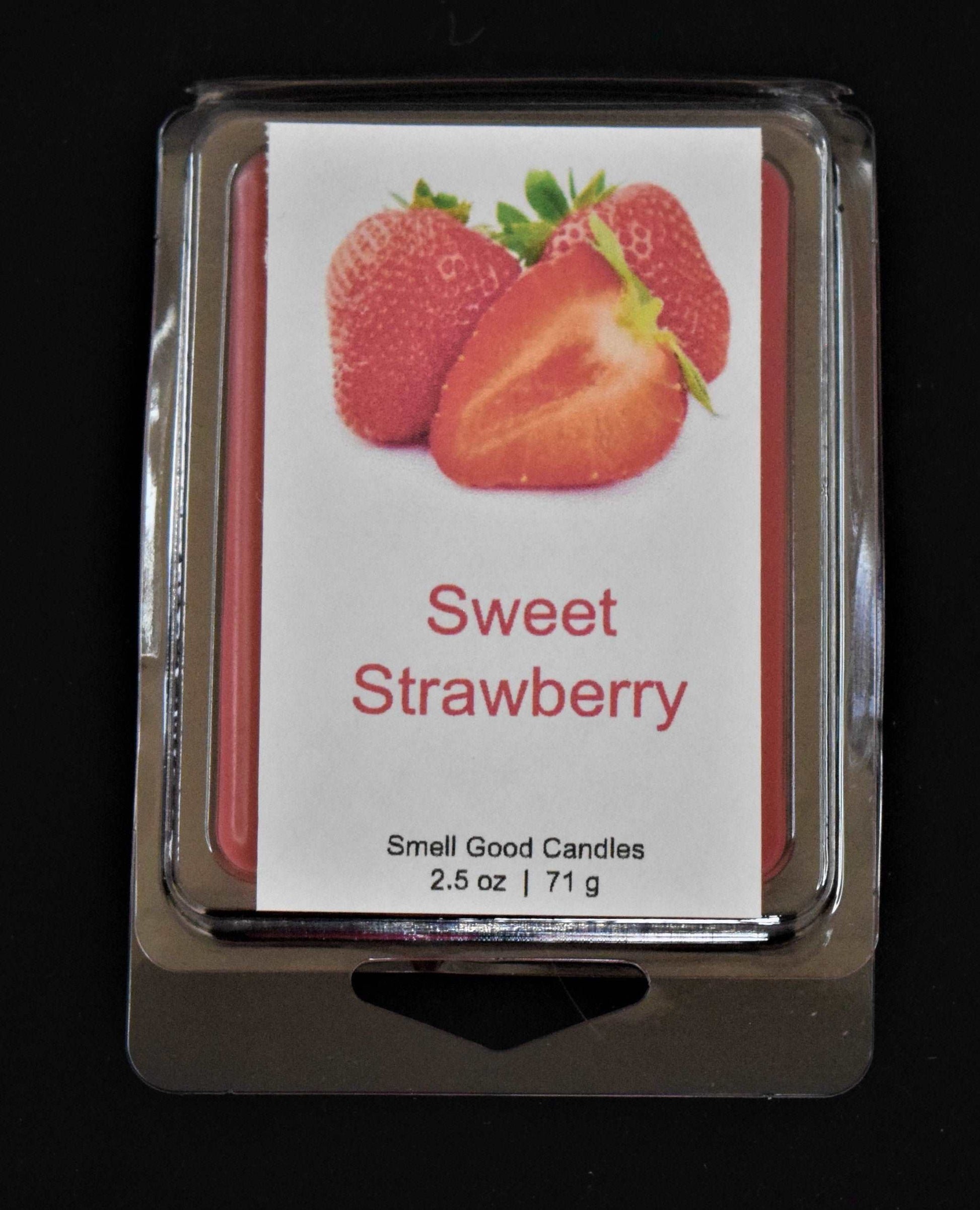 Ripened strawberry nuances with a fresh green balance open this fruity blend.  Soft sheer musky base notes are balanced with a sugary accord to complete a sweet ripe fruity sensation. Inspired by Yankee Candle Sweet Strawberry fragrance.