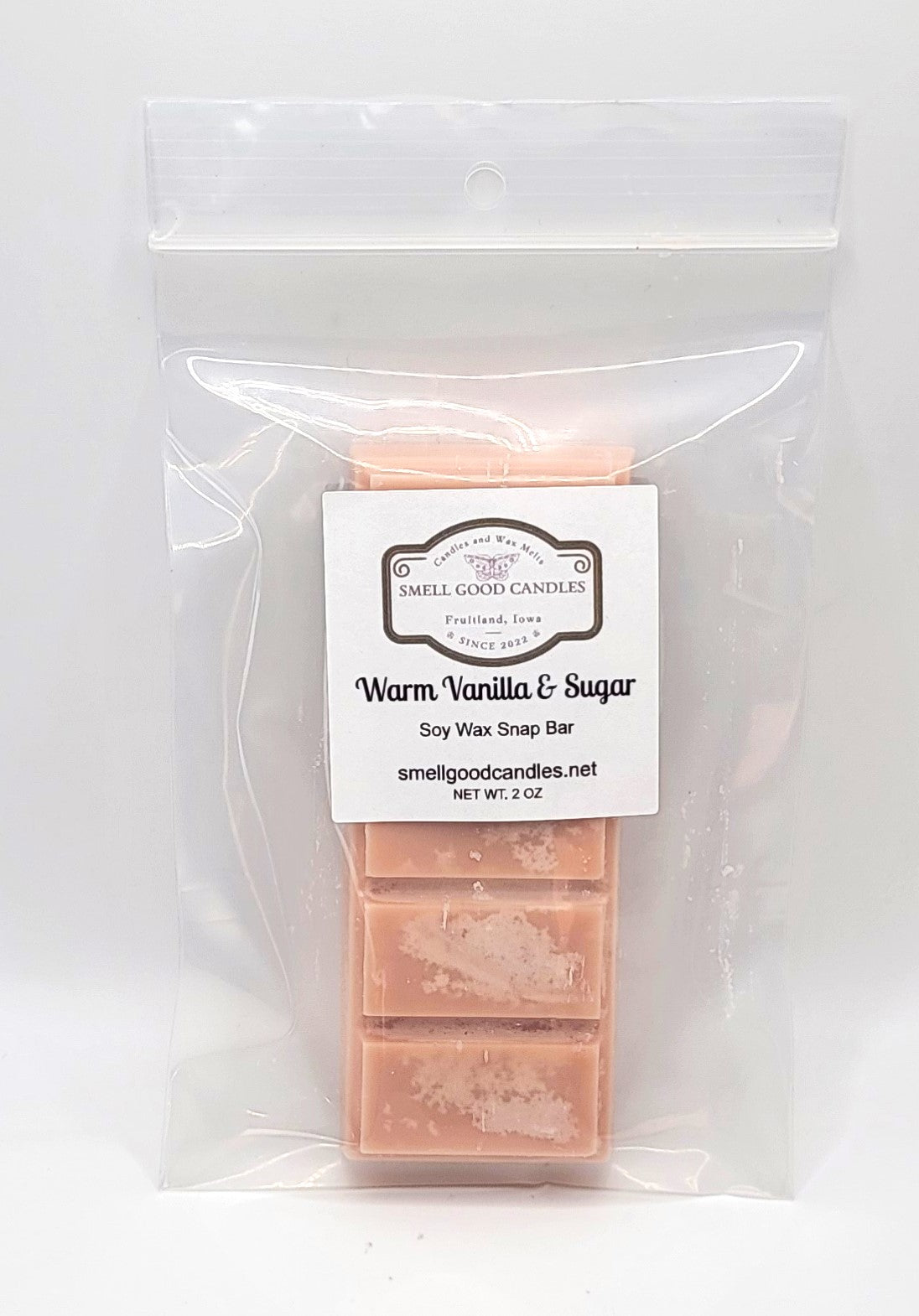 Warm Vanilla and Sugar Soy Wax Snap Bar